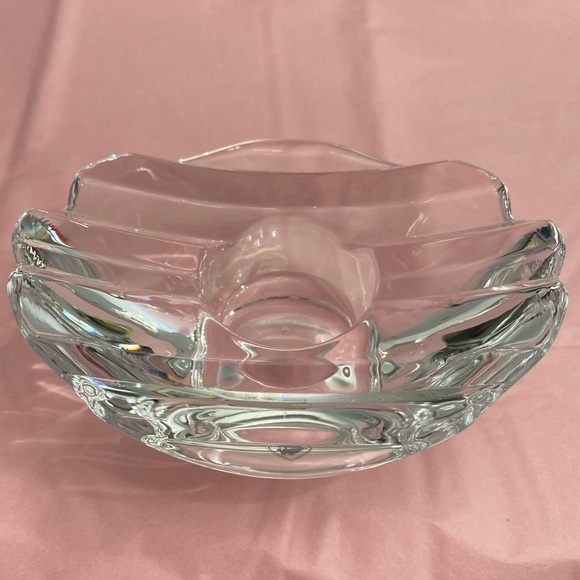 EUC ORREFORS SWEDEN CRYSTAL CANDLE HOLDER - Picture 2 of 9